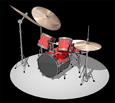 A 3D Drumset